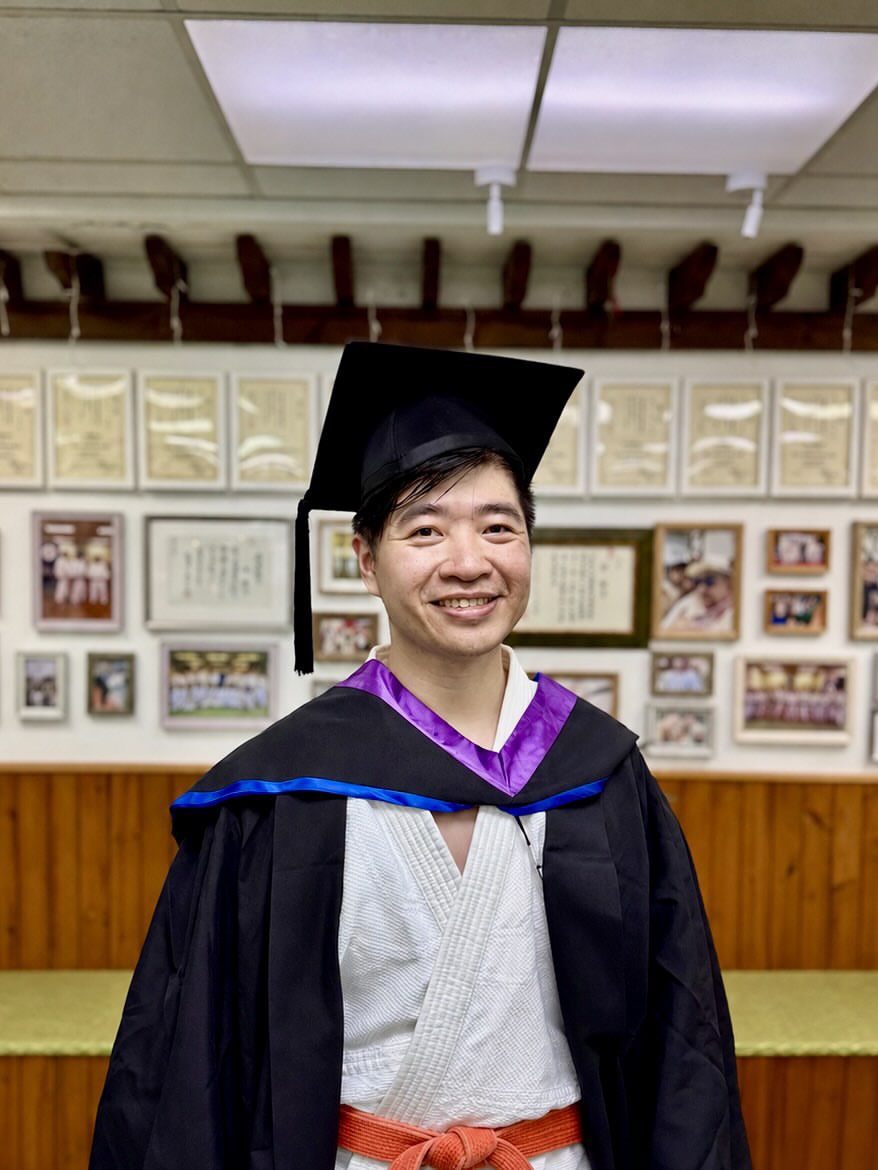 A Kuma Dojo student at Kodokan Judo School graduation