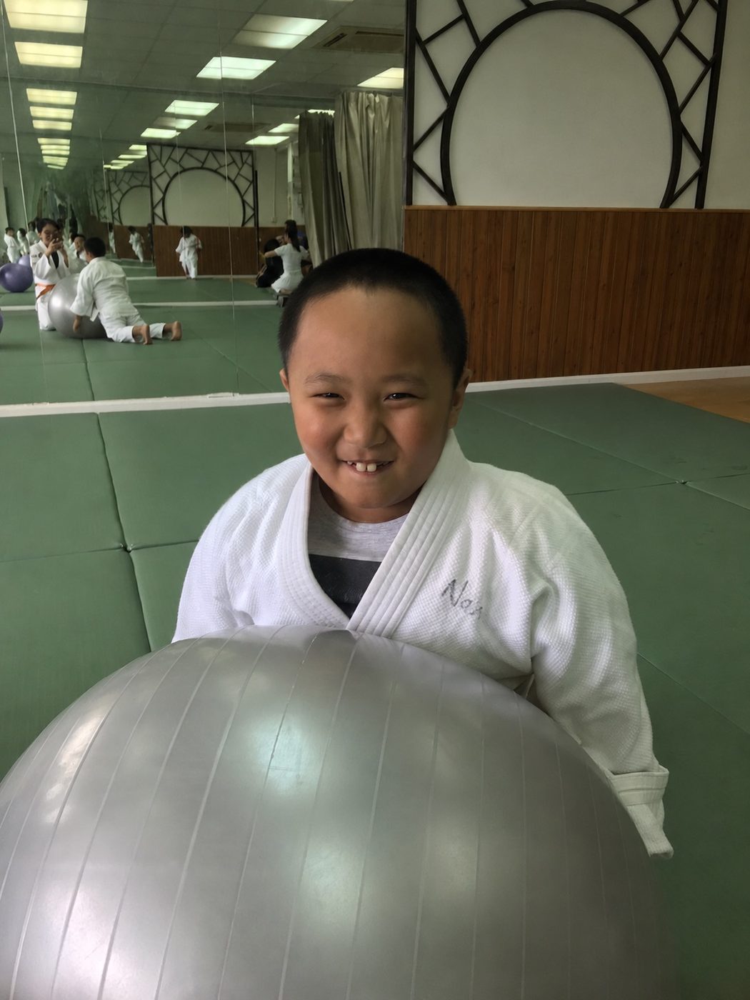 Kuma Dojo 學生童年時在道場練習